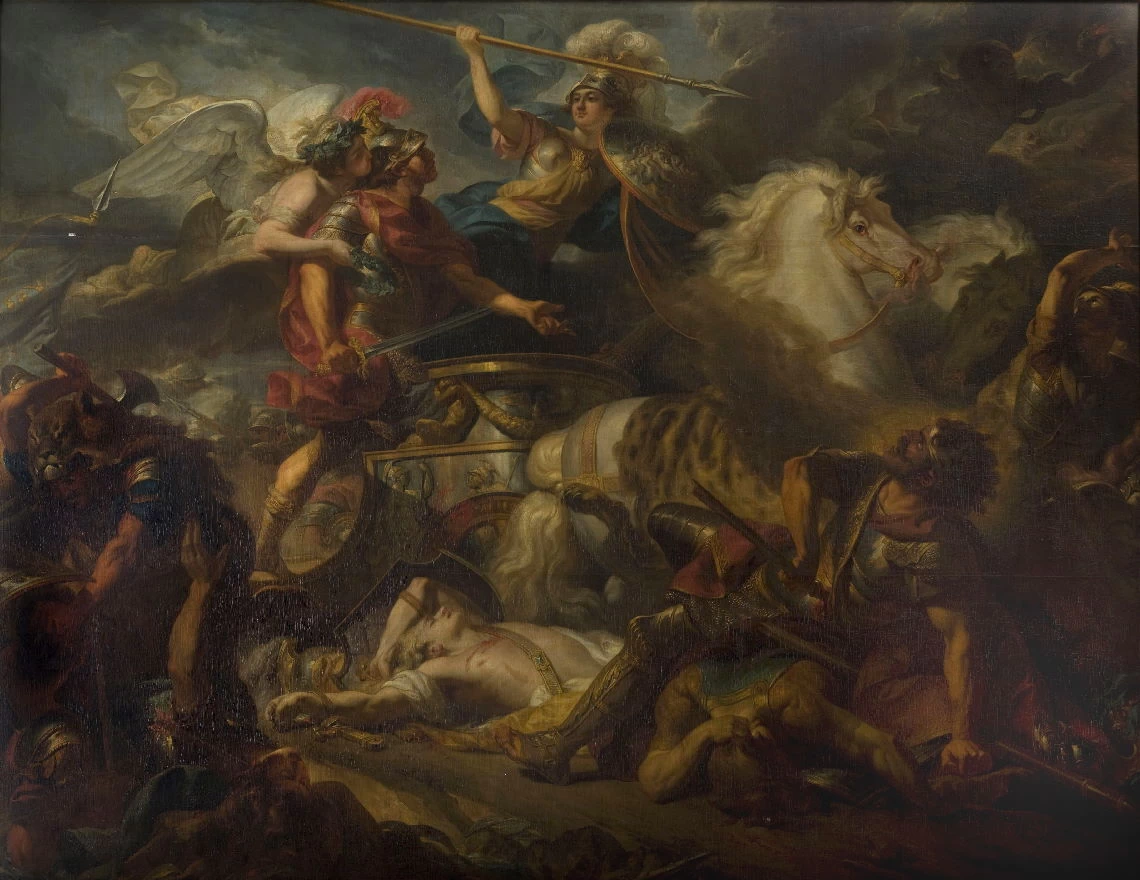Marte ferito da Diomede - Musée Sainte, Croix